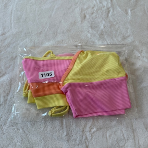 New! SET Beach Riot Eva Emmy Bikini Fruity Colorblock Bikini 31105 - Picture 12 of 12